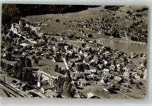 6078 Lungern Foto AK Hotel Haus St. Joseph Bahnhof