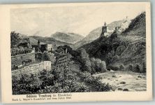 5723 Teufenthal AG Foto AK Schloss Trostburg nach Mayer´s Kunstblatt 1840