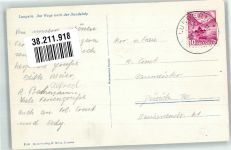 6078 Lungern 1939 Foto AK Am Wege nach der Dundealp