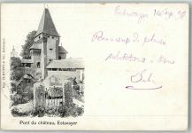 1470 Estavayer-le-Lac 1898 Foto AK Schloss