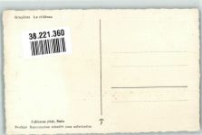 1663 Gruyères Foto AK Schloss