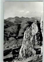 La Videmanette Foto AK Seilbahn Rougemont-Videmanette