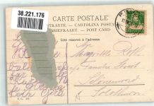 8570 Weinfelden 1921 Gebrauchsspuren Burg Radierung