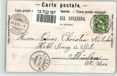 8910 Affoltern am Albis 1904 BOAKC Lithographie Lilienberg Arche