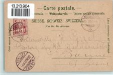 1815 Clarens 1897 Lithographie Gruss aus - Nr. 4669 Verlag Metz