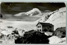 3906 Saas-Fee - Berggasthaus Langenfluh Allalinhorn Feegletscher Winter