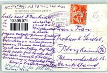 3906 Saas-Fee - Berggasthaus Langenfluh Allalinhorn Feegletscher Winter