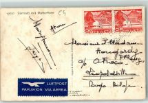 Zermatt Mehrfachfrankatur Paar Luftpost Phila Schweiz