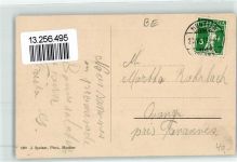 2740 Moutier 1916 - Hotel de la Gare