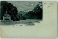 Tellskapelle 1897 Mondschein Vierwaldstättersee