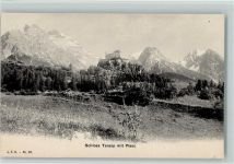 7553 Tarasp - Schloss Tarasp mit Pisoc