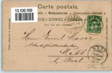 1800 Vevey 1901 Lithographie Gruss aus - Lac Leman