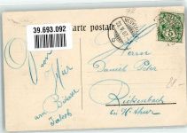 2520 La Neuveville 1907 - Vogelschau