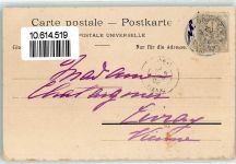 2520 La Neuveville 1902 - Foire au village en hiver Ort lt. Stempel