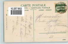 Luzern Lucerne Bahnhof und Pilatus Wappen Bahnhof Schweiz 1908