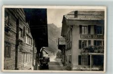 3864 Guttannen 1928 Foto AK LKW Hotel Bären