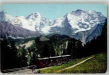 3825 Mürren - Bahn Grütschalp Eiger Mönch Jungfrau