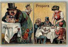 1910 - Majorz Proporz Wahlgerechtigkeit Abstimmung