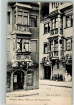 9400 Rorschach 1910 Foto AK Hauptstrasse Hoffmann´sches Haus Erker
