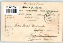 6300 Zug Zugo 1901 - Rathaus Bahnhof Kapuzinerturm Engel