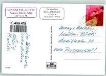 Hundsteinhütte - Sektion Säntis SAC Hüttenstempel