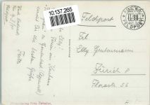 9108 Gonten 1936 Gebrauchsspuren Teilansicht , Foto AK