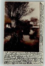 3110 Münsingen 1907 Foto AK Ort lt. Stempel