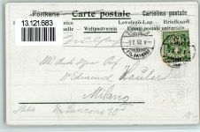 8000 Zürich 1902 Lithographie / Prägedruck