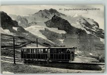 Jungfraubahn Gebrauchsspuren Jungfraubahn mit Jungfrau