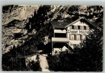 3818 Grindelwald Foto AK Pension Milchbach