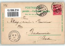 8000 Zürich 1895 - Bahnhof Theater Polytechnikum