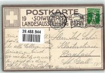 3000 Bern Berne Lithographie Landesausstellung 1914 Ansicht Süden