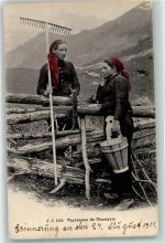 1874 Champéry - Bäuerinnen