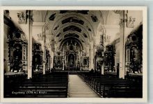 6390 Engelberg Foto AK Kirche innen