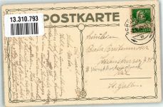 5012 Schönenwerd SO 1922 Gebrauchsspuren Gasthaus Storchenplatz Künstlersteindruck