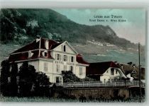 2513 Twann 1908 Foto AK Hotel Bären
