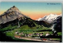 3718 Kandersteg Foto AK Bahnhof