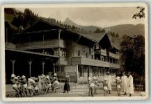 1863 Le Sépey Ormont-Dessous Gebrauchsspuren Klinik Rollier Tauziehen