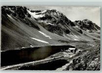 Flüela - flüela-Passhöhe Hospiz mit Schwarzsee und Schottensee