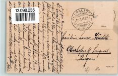 8320 Fehraltorf 1914 Gebrauchsspuren Straßenpartie mit Kirche AK