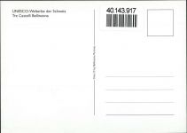 6500 Bellinzona - Tre castelli mit 90 Rappen Briefmarke