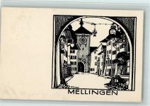 Mellingen sign MS 1914 - AK Pro Juventute Schweiz