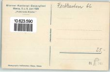 8750 Glarus 1926 Foto AK Glarner Kantonal Gesangsfest Fröhliche Kinder