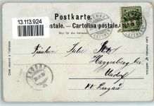 2520 La Neuveville Künstlerkarte 1899 sign Kunz August