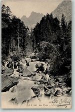 1880 Bex 1905 - Les Plans Gebirgsfluss