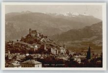 1950 Sion Montorge - Burg Panorama