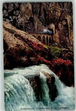 Schöllenen - Gotthardstrasse Bergbahn Teufelsbrücke