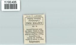 9620 Lichtensteig - Vignette Wappen Kaffee Hag ca 1920-1940