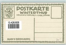 8400 Winterthur Künstlersteindruck Blick vom Brühlberg sign E. Bollmann