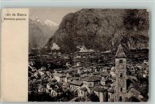 6710 Biasca 1928 Gebrauchsspuren Teilansicht AK Verlag Alfredo Finzi 10366